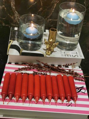 Iv Candles Small 12'li Kırmızı Mini Bakkal Mum