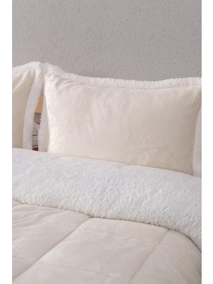 Favora Comforter Tek Kişilik Battaniye Seti - Krem