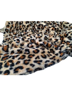 Ecotton Works Leopar Wellsoft Kedi Köpek Battaniyesi