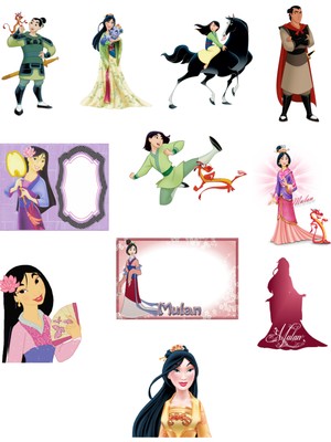 Fun Life 21 Parça Mulan Şeffaf  Sticker Seti