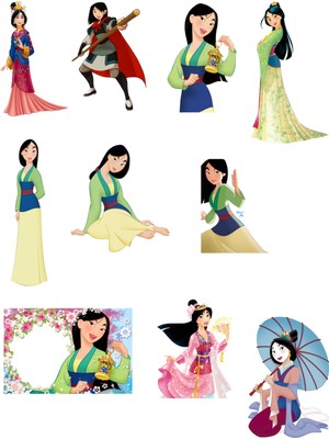 Fun Life 21 Parça Mulan Şeffaf  Sticker Seti