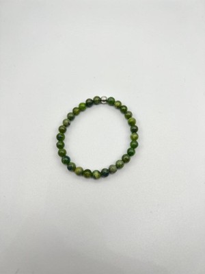 Doğal Taş Dünyası Yeşim Doğal Taş Bileklik 6 mm Aaa Kalite Sürpriz Hediyeli