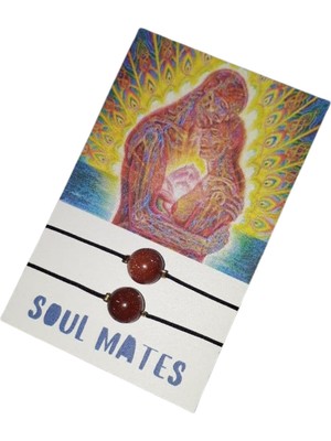 Doğal Taş Dünyası Ruh Eşi Yıldız Doğal Taşlı Ip Bileklik