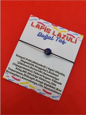 Doğal Taş Dünyası Lapis Taşı Doğal Taş Bileklik