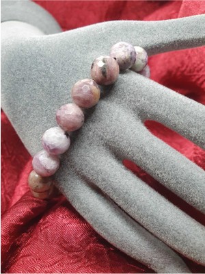 Doğal Taş Dünyası Doğal Çeroit Taşı Bileklik 10 mm