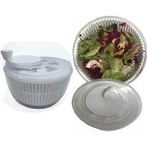 Salata ve Sebze Kurutucu 5 Litre Salata Kurutucusu Beyaz Renk