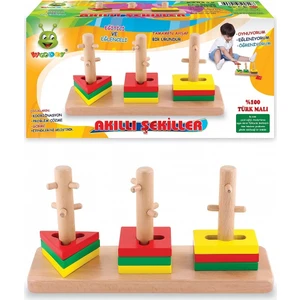Ahşap Oyuncak - Akıllı Şekiller
