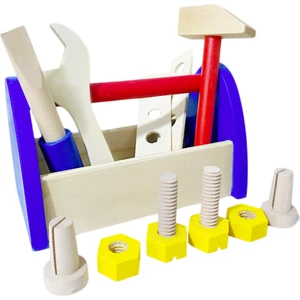 Wooden Toys Ahşap Eğitici Geliştirici Çantalı Tamir Seti Oyuncaklar