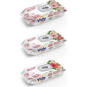 Rose - Gül Kokulu Islak Havlu 90×6 Paket ( 540 Yaprak )