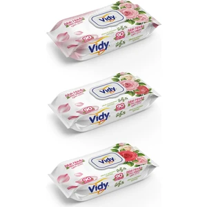 Rose - Gül Kokulu Islak Havlu 90×3 Paket ( 270 Yaprak )
