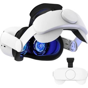 Oculus Meta Quest 2 Vr Kulaklıklar Için Tsv Ayarlanabilir Kafa Bandı, Oculus Quest 2 Için Vr Kafa Bandı, Vr Oyun Desteği ve Konfor, Beyaz (Yurt Dışından)