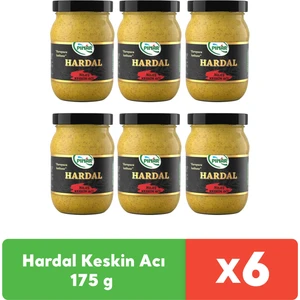 Hardal Keskin Acı 175 gr x 6 Adet