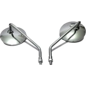 Motosiklet Ayna Takımı Nikel Yuvarlak 10 mm