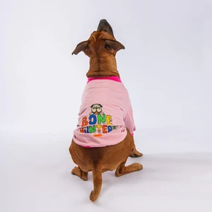 Pembe Bone Hunter Orta-Büyük Irk Köpek Fermuarlı Sweatshirt