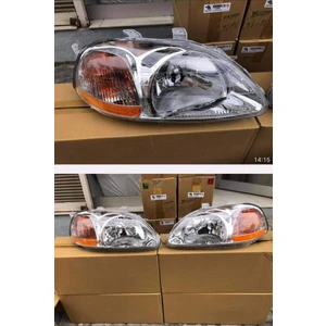 Honda Ies Civic 1996-1998  Makyajsız Kasa Usdm Far Takımı