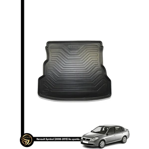 Renault Clio Symbol 2008 - 2012 Lazer Kesim 3D Flom Bagaj Havuzu