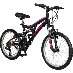 Champıons Arızona 20" Siyah - Pembe Çift Amortisörlü Bisiklet