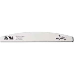 Momo Professional Protez Tırnak Kağıt Törpü, 100/180 Yarım Ay Beyaz Tırnak Törpüsü