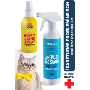 Kedi Işaretleme ve Çiş  Eğitim, Uzaklaştırıcı Sprey, Beyaz Sabunlu Leke ve Koku
