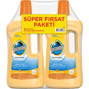 Ahşap Temizleyici Süper Fırsat Paketi (Portakal Kokulu) 750 ml + 750 ml
