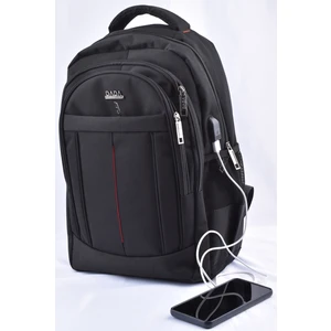 Dada-01 USB Özellikli Sırt Çantası/siyah