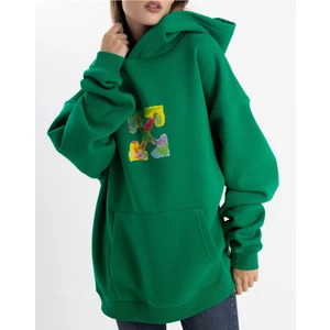 Pull The Hood Unisex Oversize Four Kapüşonlu Sweatshirt