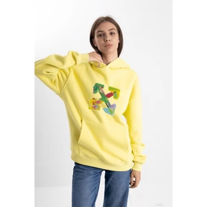 Pull The Hood Unisex Oversize Four Kapüşonlu Sweatshirt