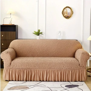 Bright Home Bürümcük Koltuk,kanepe, Çekyat Örtüsü,lastikli,esnekli,etekli Koltuk Kılıfı 3kişilik Koltuk Için