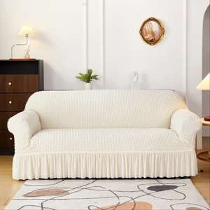 Bright Home Bürümcük Koltuk,kanepe, Çekyat Örtüsü,lastikli,esnekli,etekli Koltuk Kılıfı 3kişilik Koltuk Için
