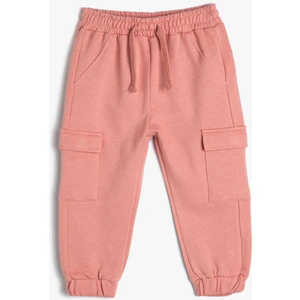 Basic Kargo Jogger Eşofman Altı Cepli Beli Lastikli