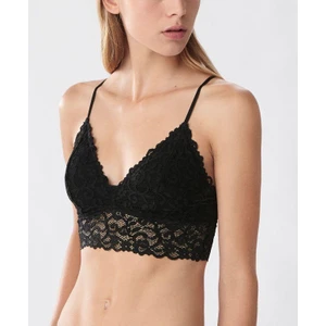 Deep Secret SİYAH DANTEL KAPLI BRALET
