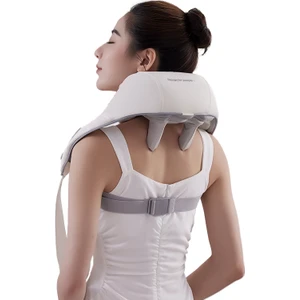 Weırsoın Servikal Trapezius Masajı Omuz Sıcak Kompres Yoğurma Masaj Şal Boyun Ev Şarj Edilebilir Omuz ve Boyun Masajı (Yurt Dışından)