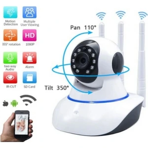 Kids Car Gece Görüşlü Hd 360 Derece Wifi Ip Bebek Kamerası Cmr