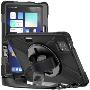 Xiaomi Pad 6 11 Inç Kılıf Askılı Standlı Tank Koruyucu Dönebilen Kapak (Defender)