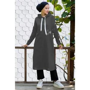 Antrasit Tesettür Tunik 11006