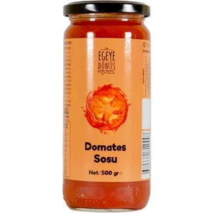 Egeye Dönüş Ev Yapımı Hazır Domates Sosu Cam Kavanoz 500 gr