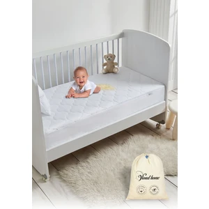 Vionel Home %100 Pamuk Kapitone, Full Kenar Fitted, Su & Sıvı Geçirmez Bebek, Kreş Anaokulu Alezi ve Çocuk Yatak Koruyucu Alez 70 x 120