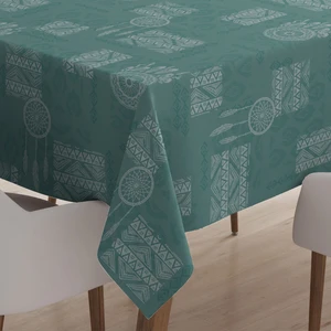 Masa Örtüsü Elyaf Astarlı Muşamba 140X250CM Pvc Silinebilir Sıvı Geçirmez Leke Tutmaz Yeşil