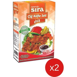 Sıra Çiğ Köfte Seti Etsiz 2 x 500 gr