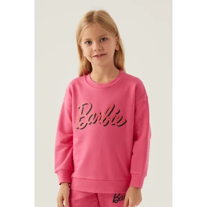 Kız Çocuk Pembe Sweatshirt