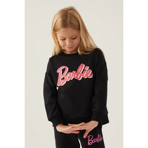 Kız Çocuk Siyah Sweatshirt