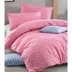 Mert Collection Çarşı Tek Kişilik Yorgan Kılıfı 1 Adet Yastık Kılıfı Yıldız Desen