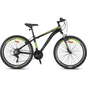 27.5 Jant Xc 75 V Fren Bisiklet MAT SİYAH-NEON SARI/FÜME