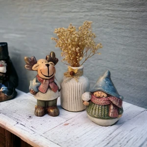 Noel ( Yılbaşı ) Biblo 3 ' Lü Set Model 2