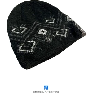 Kardelen Butik Denizli Rahat ve Sıcak, Desenli Katlamasız Kesik Bere ( Kadın ve Erkekler Için )