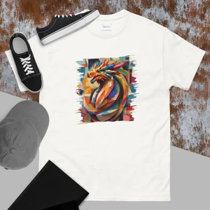 Blue Cometis Ejderha Tasarımlı Unisex T-Shirt