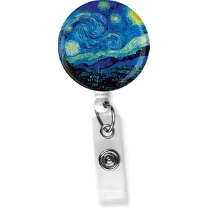 Starry Night Van Gogh Yoyo Yaka Kartlığı Yoyo Kartlık