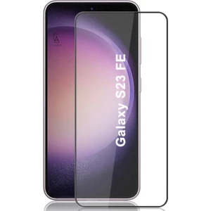Samsung Galaxy S23 Fe ile Uyumlu Şeffaf Ekranı Tam Kaplayan 5d Cam Kırılmaz Cam Ekran Koruyucu