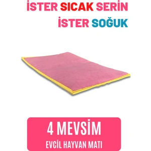 Serin (60X40CM) - 4 Mevsim Kedi/ Köpek Matı, Sıcak Veya Soğuk Kullanılabilen Minder Yatak