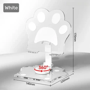 12 Inç Uyumlu, Katlanabilir, Taşınabilir 360° Dönen Masaüstü Telefon ve Tablet Tutucu, Tablet ve Telefon Standı